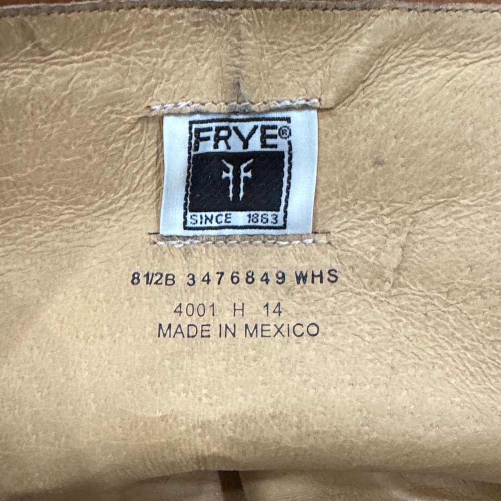 Frye Women's Phillip Harness Tall Leather Boots - size 9 - Picture 5 of 6